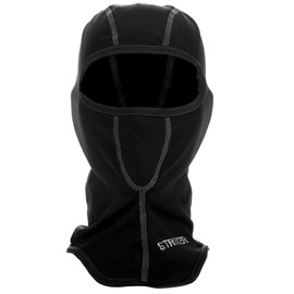 Striker Ice Men's Standard Balaclavas, Black, One Size