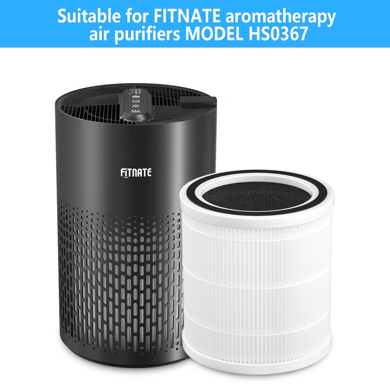 FITNATE True HEPA Filter Replacement Compatible with FITNATE HS0367 Air