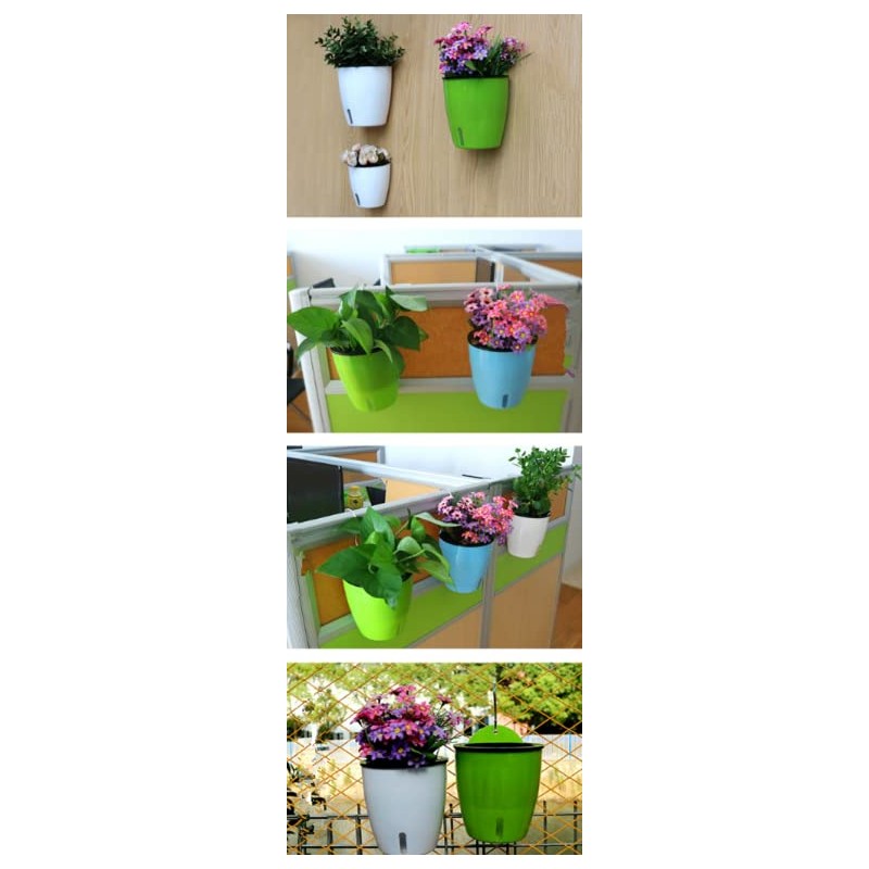 5 Pack Visible Water Level Self Watering Planter with Inner