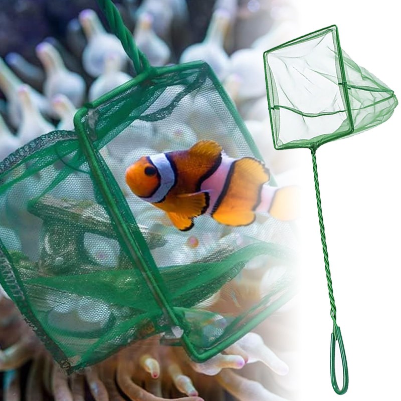 Yuiturt 3PCS Fish Tank Net, Aquarium Fishing Net 25.5CM Plastic