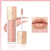 Lynlyulinger 02 Lip Gloss, Non-sticky, Glazing Color, Moisturizing, Glitter, Sheer,