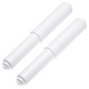 2 Pack - White Toilet Paper Holder Spring Loaded Roller