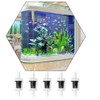 Aquarium Air Pump Check Valve 15 Pcs Non-Return Valves (Black)