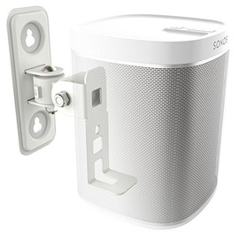 RICOO 1x Lautsprecherwandhalterung Lautsprecher Wandhalterung für SONOS Play:1™ Wand Halterung LH431-W Schwenkbar Neigbar HiFi Audio Boxen Aufhängung Speaker Wall Mount