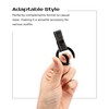 Readerest Button Eyeglass Badge Holder Black - Magnetic Eyeglass Holder