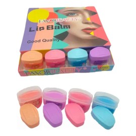 48 Mini Bálsamos O Vaseina Para Labios Frutal Hidratante                                                                                              