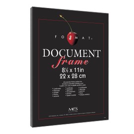 MCS Format Document Frame, Diploma and Certificate Frame, Black, 8.5 x 11, 2-Pack
