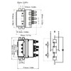 Electric Winch Relay 250A ABS Housing Waterproof Copper Contact Brass