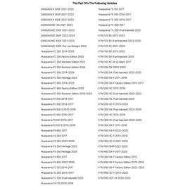 Tusk Rear Motorcycle Steel Braided Brake Line Standard Length Orange for KTM 250 SX 2003-2023