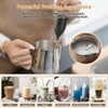 Rechargeable Milk Frother Handheld USB Type-C, Powerful Electric Foam Maker