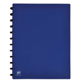 OXFORD Variozip Memphis A4 Document Protector 60 Sheets / 30 Removable Pockets Polypropylene Cover Blue
