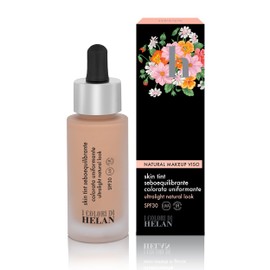 Helan I Colori von Helan Skin Tint Make Up Gesichts-Make-up, ultraleicht, gleichmäßig, mit Sonnenschutz 30, Vitamin C, E, getönte Creme, natürliche Creme für jeden Teint, 30 ml