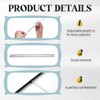 Humyoun 24 Pcs Metal Adjustable File Cabinet Rails Set Include