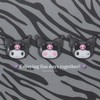 Sanrio 071544 Loose Leaf Binder (Monotone Animal), Chrome, PP, Paper,
