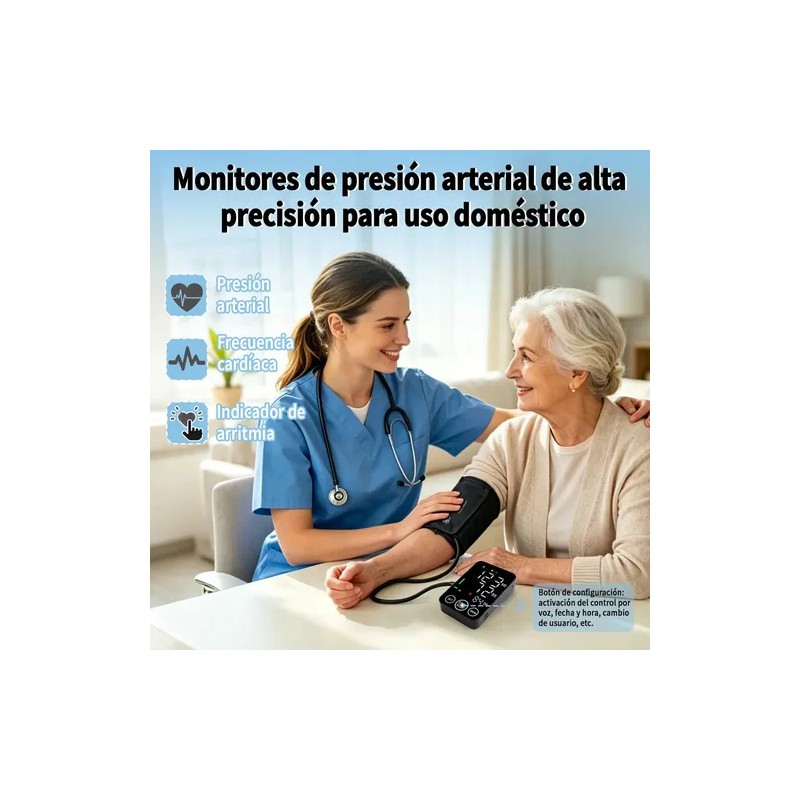 Tensiómetro Pulsovital Tensiómetro Digital Tensiómetro De Brazo Electrónico Negro