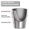 Beasea Stainless Steel Insulated Cup, 10 oz Stackable Stainless Steel