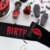 Birthday Vamp Sash, Gothic Emo Birthday Girl Sash, Vampire Don't