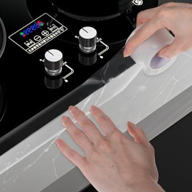 Toilet Caulk Sealant Tapes Caulk Tape Waterproof Self Adhesive Caulking Tapes for Bathroom Kitchen Wall Sealing Strip Oil Proof Sealant for Countertop Sink Bathtub Toilet Sink Shower