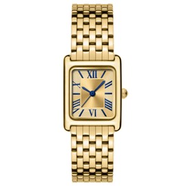 Asan Ge Watches for Women Vintage Bracelet Roman Dial Japanese Movement Rectangular Case Watch 3ATM Waterproof Self-Adjust Watch Size Without Tools