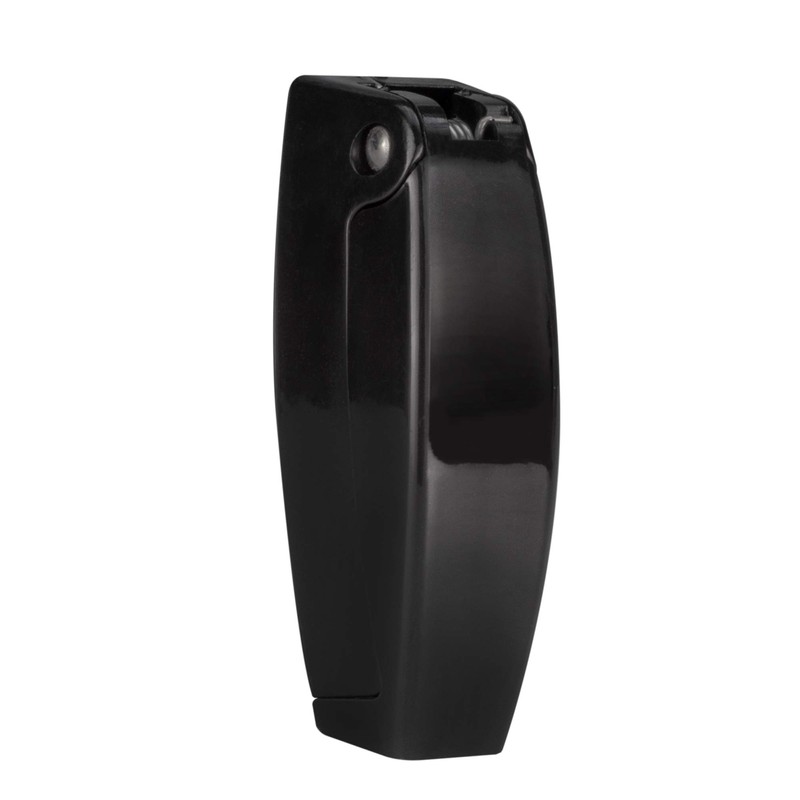 RecPro Black RV Rounded Baggage Door Catch Latch Compartment Hardware