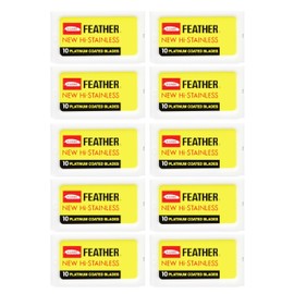 Feather - 100 Double Strand Razor Blades