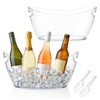 2-Pack Clear Acrylic Ice Buckets for Parties (5.5L Each) –