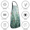Granbey Colorful Dog Paws Apron, Christmas Tree, 28 x 33"