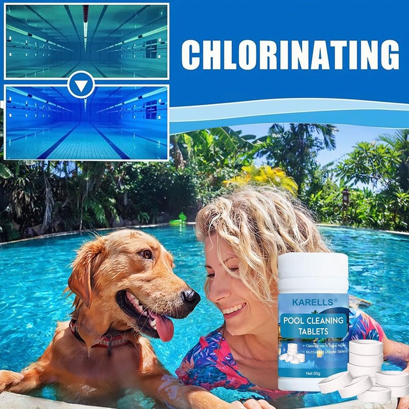 Chlorine Tablets for Swimming Pool and Spas,50g