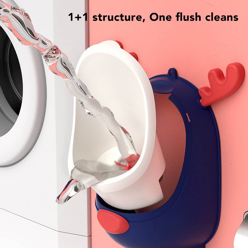 Cartoon Potty Training Urinal Adjustable Wall Mounted Standing Potty Practice