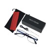 OCCI CHIARI Men's Stylish Blue Light Reduction Glasses, No Prescription,
