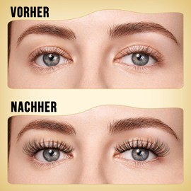 QUEWEL Individual Eyelashes, Pack of 320, Individual Eyelashes for Eye Make-Up, 10D 0.10 D Curl Mix, 12-18 mm, Artificial Eyelashes, DIY Cluster Eyelashes, Individual Lashes, Reusable Eyelash Clusters