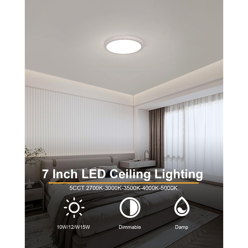 ZYC Ceiling Light Flush Mount - Closet Ceiling Light Fixture