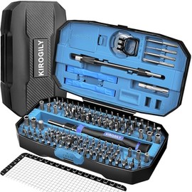 KIROGILY Juego de Desarmadores, Kit de Desarmadores para PC 154 en 1 Azul