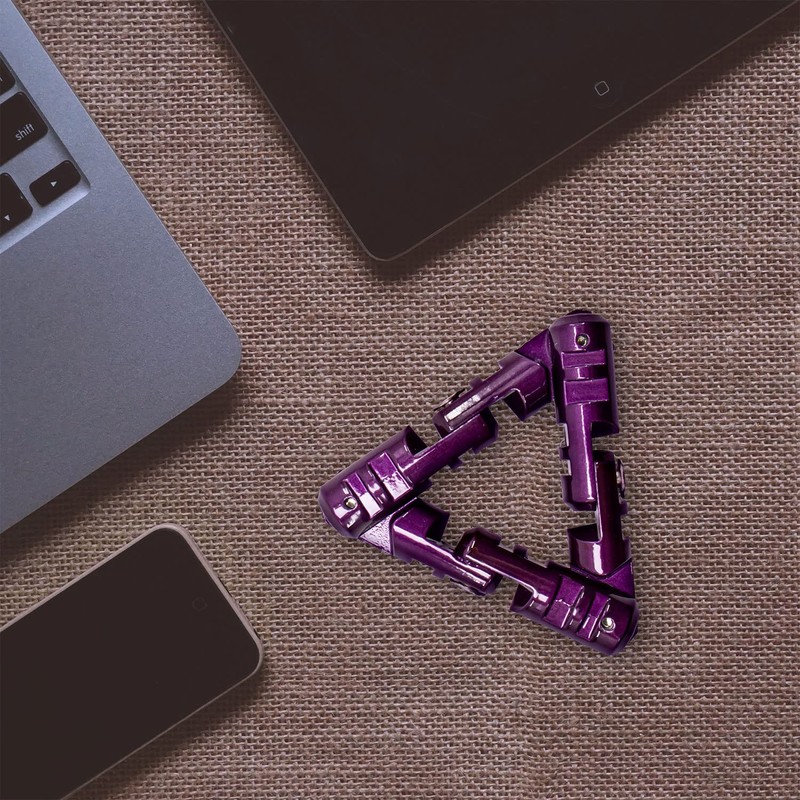 Zolunu Infinite Flip Fidget Toys, Metal Triangles Sensory Hand Fidget