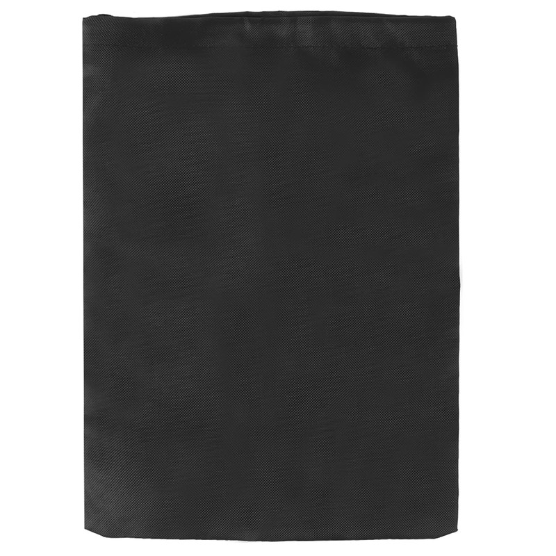 Keenso Black Drawstring Bag, 10 Pcs Portable Polyester Waterproof Drawstring