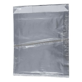 Bits N Things Large Foil Hamburger/Sandwich Bag 6" x 6.5" x 0.75" | Kosher, Insulated, & Grease Resistant Wrapper | 250 Count