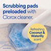 CLOROX Scentiva ToiletWand Toilet Cleaner Refills, Toilet brush, Coconut and