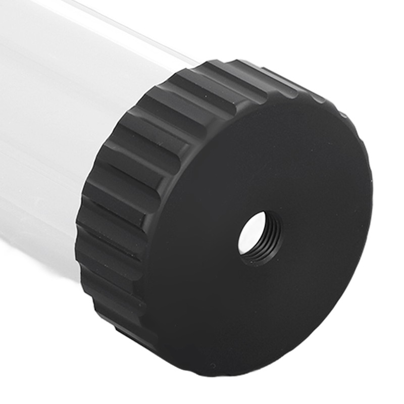 Cylindrical Water Cooling Reservoir Built in Filter Transparent 515ml Water