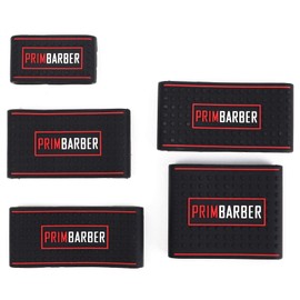 Bandas profesionales para cortapelos de barbero de 5 piezas, bandas antideslizantes para cortapelos resistentes al calor para cortapelos (negro)