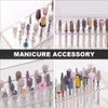 Nail Drill Holder 30 Holes Nail Bit Holder Plastic Container