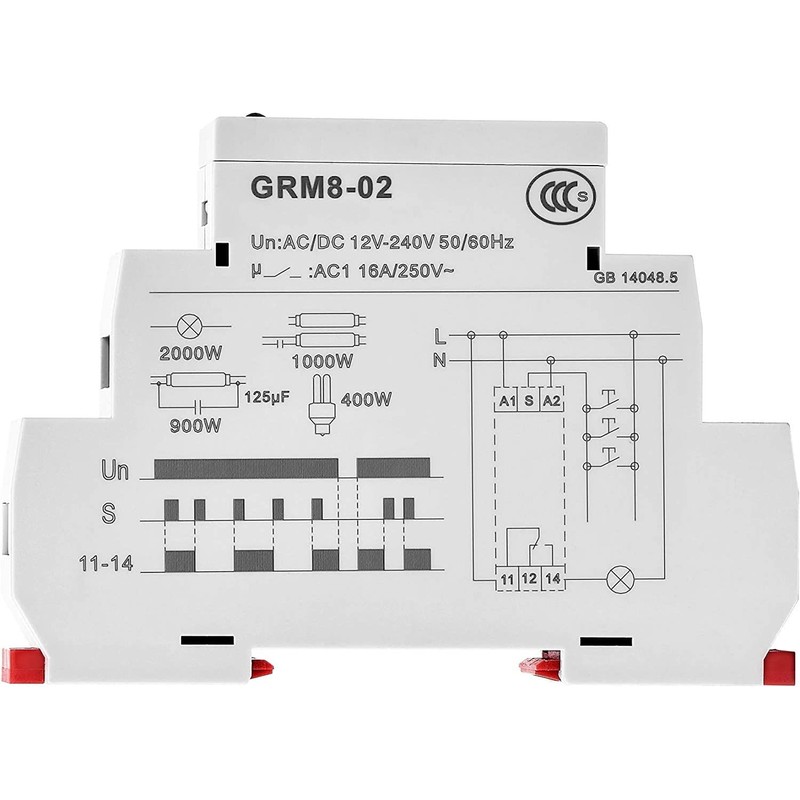 GRM8 Electronic Latching Relay Memory Relay Impulse Relay SPDT 16A