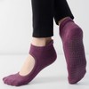 oasymala Cotton Yoga Socks with Non-Slip Grips - Ideal for