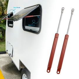 X AUTOHAUX 2 Pcs 10 Inch 40Ib/178N Red Lift Supports Struts Shocks Gas Spring Universal for RV Car Truck Boat Window Cabinet Door Cover Lids
