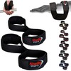 Shelly Weight Lifting Straps Figure 8 with Padded Cuff Wrist