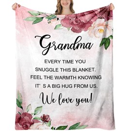 UHANKRU Grandma Gifts - Grandma Birthday Gifts - Gifts for Grandma, Gifts for Grandma Birthday, Birthday Gifts for Grandma, Grandma Gifts for Christmas, Grandma Blanket, 60"x50"