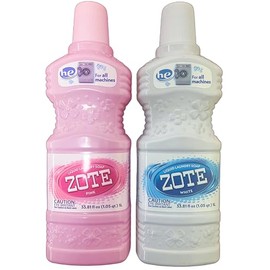 Liquid Laundry Detergent ZOTE - Pink & White, 33.8 oz Each - Powerful Stain Remover for Standard & HE Washing Machines - Effective Formula for Clean, Fresh Clothes