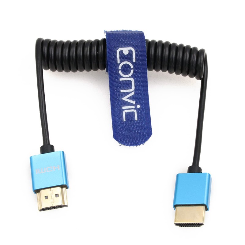 Eonvic 2.1 HDMI Coiled Cable 8K HDMI to HDMI Cable