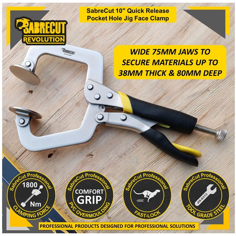 1 x SabreCut SCPHJC001 10" Quick Release Pocket Hole Jig