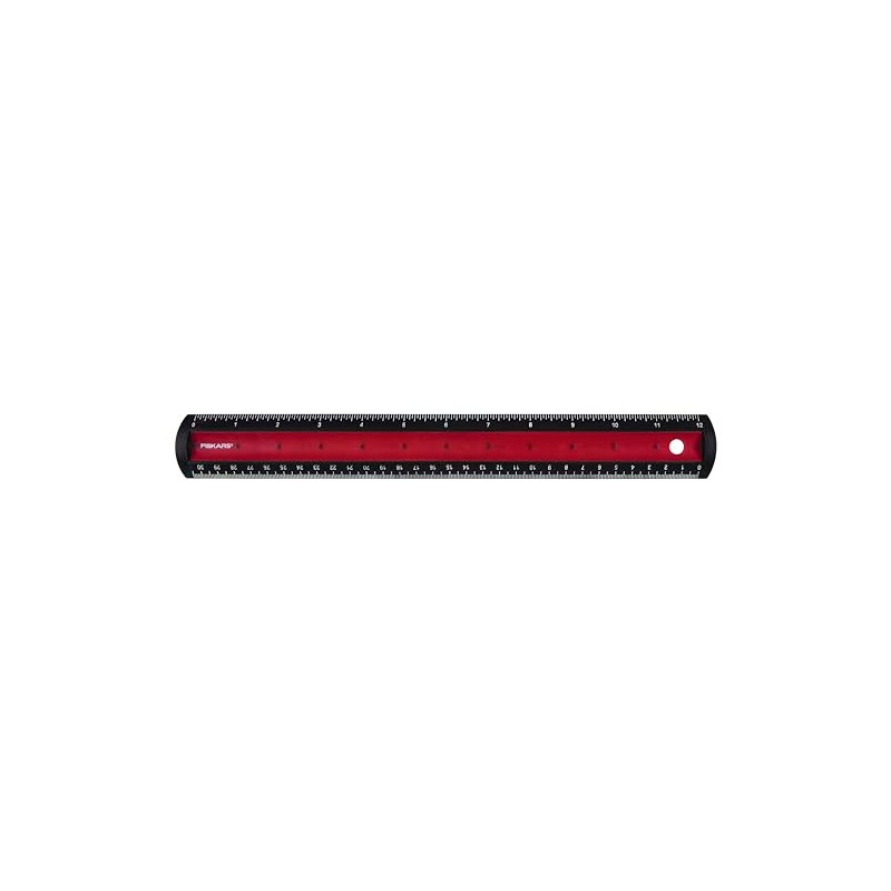 Fiskars Kids 12" Softgrip Ruler, Color May Vary, Back To