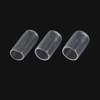 sourcing map 30pcs Round Rubber End Caps 9/32" 3/8" 1/2"(7mm